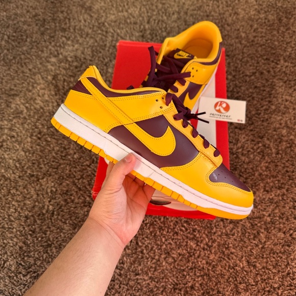 Size 13M Nike Dunk Low Retro Arizona State Sun Devils (DD1391 702) BRAND NEW - Picture 1 of 11